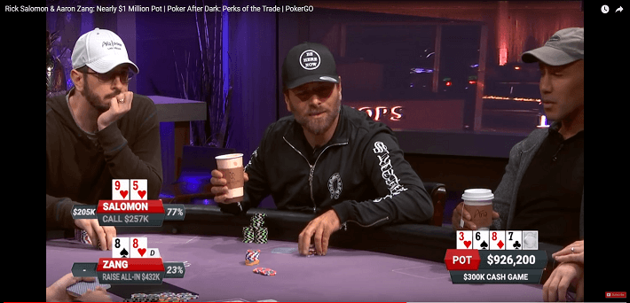 Rick Salomon wins 1 Million Dollar Pot at Poker After Dark Perks of the Trade