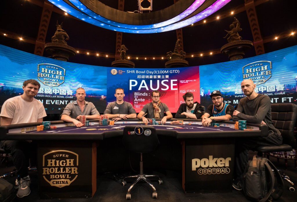 The Final Table of the 2018 Super High Roller Bowl China The Final Table of the 2018 Super High Roller Bowl China