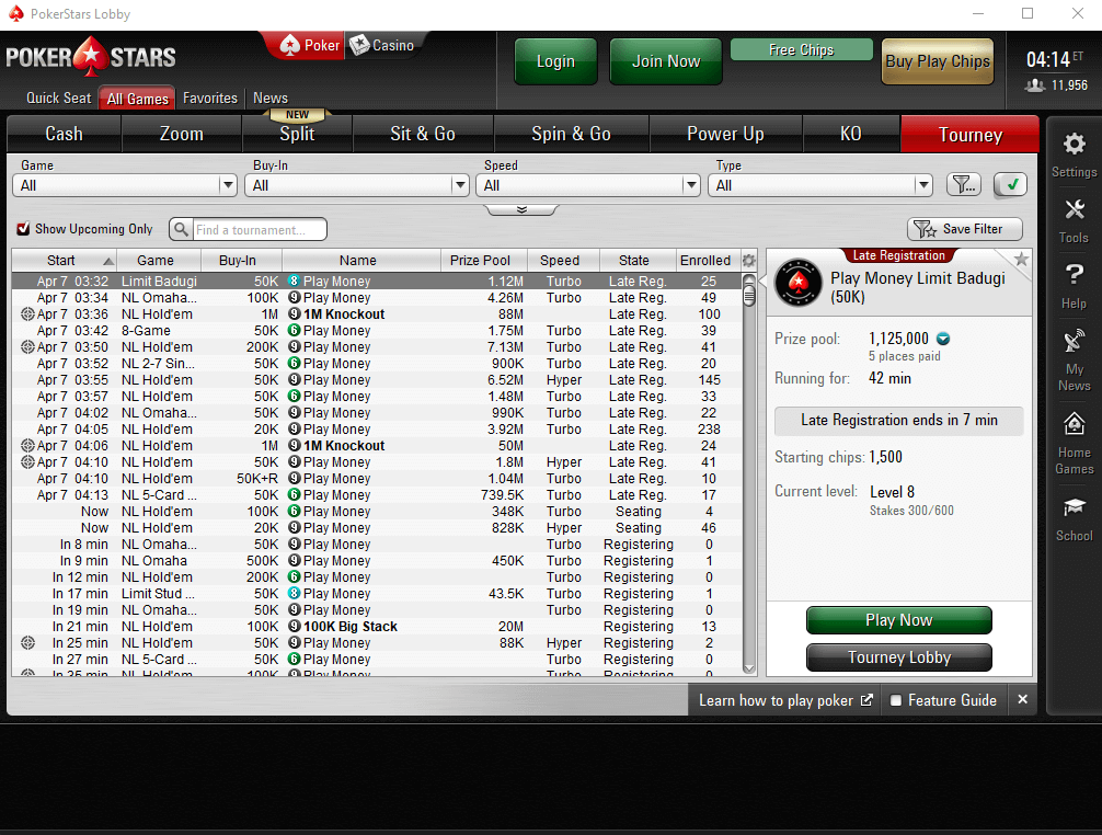 PokerStars-Lobby PokerStars-Lobby