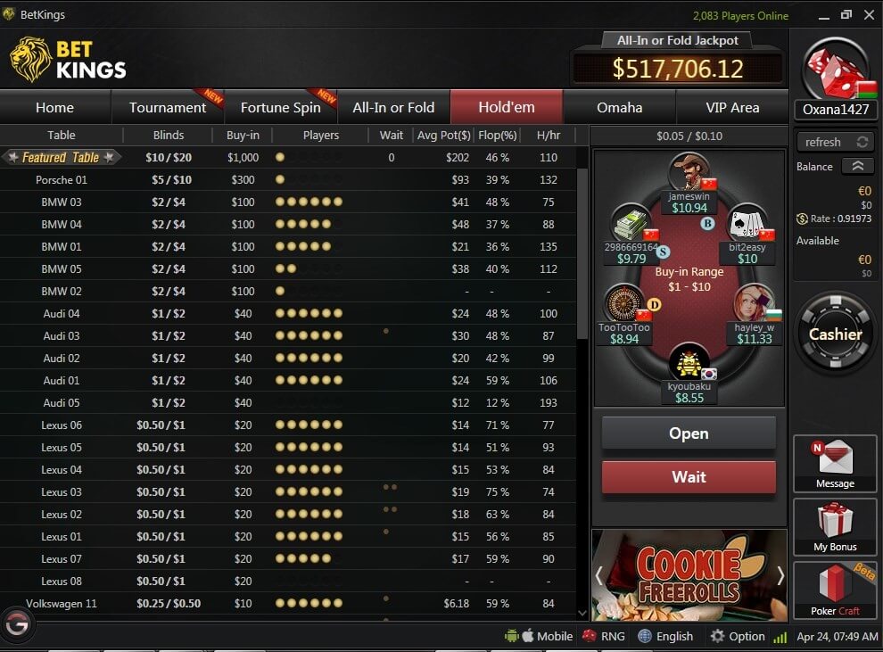 BetKings-Poker-Rakeback-Review_lobby BetKings-Poker-Rakeback-Review_lobby