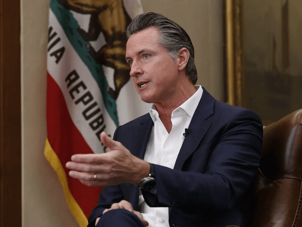 Governor Gavin Newsom poker