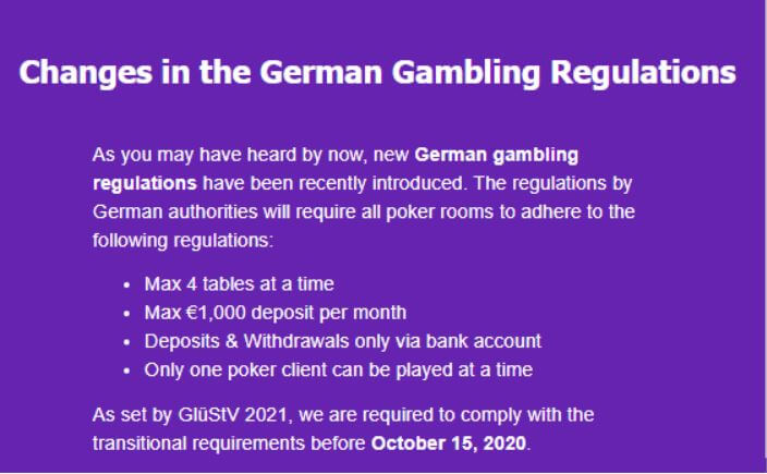 The German online poker market is regulated since today - Here is what it means for the players