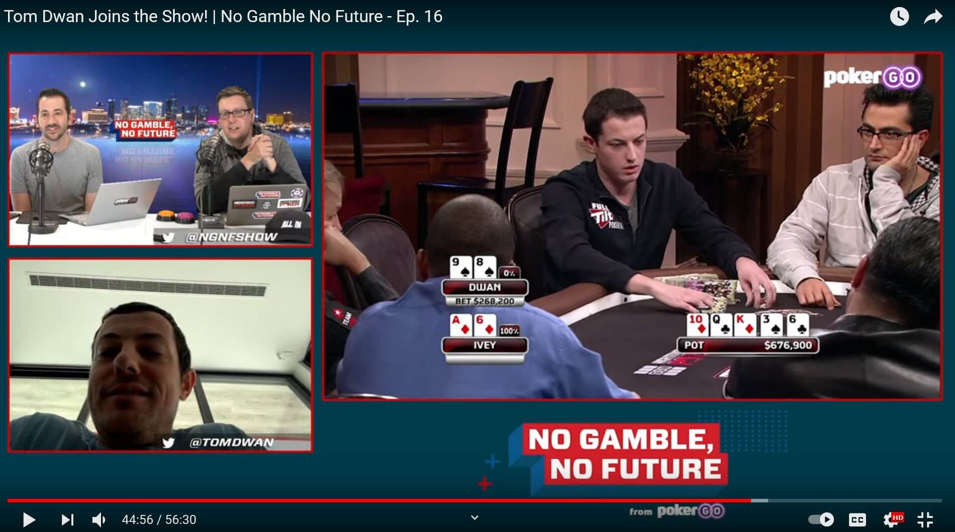 Tom Dwan tells his best degenerate stories on the No Gamle, No Future Show