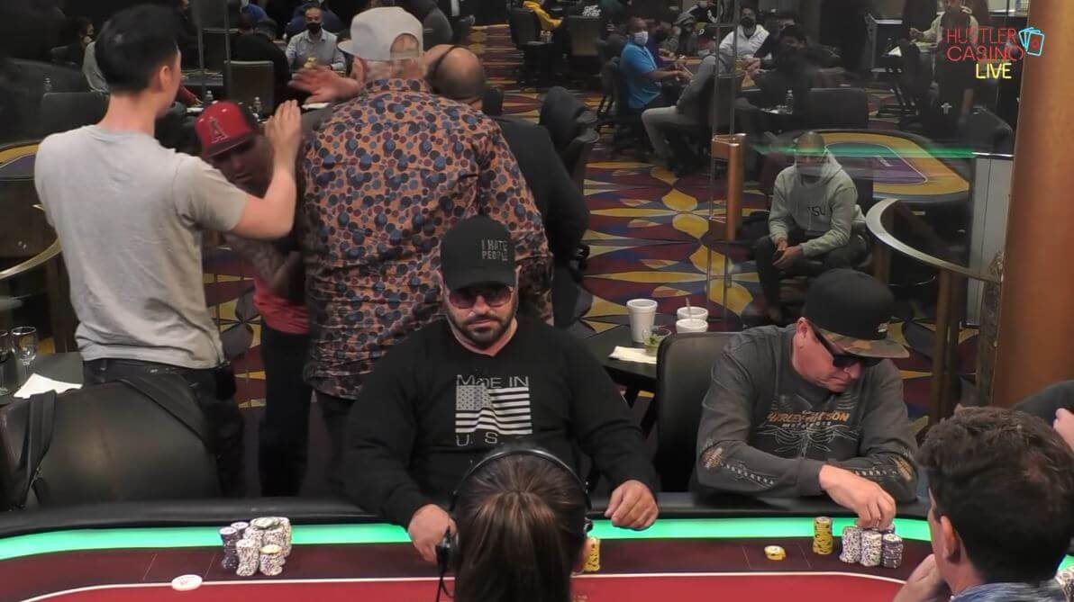 Fight breaks out between Jerry and Nick Vertucci on Hustler Casino Live Stream