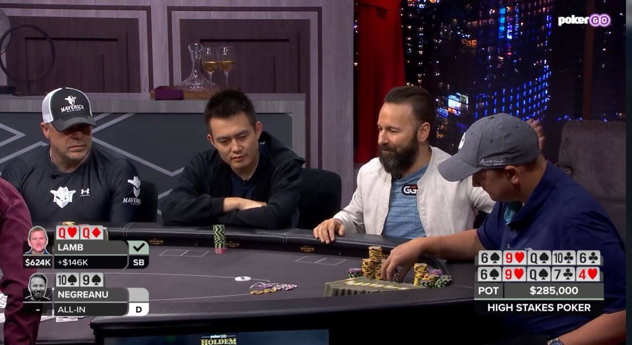 High Stakes Poker Season 10 Episode 17 Highlights - Ben Lamb Sends Daniel Negreanu Packing