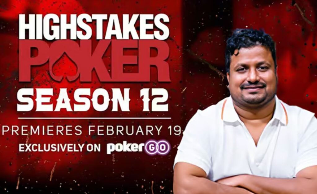 The most iconic poker TV show returns with Indian cash game legend Santosh Suvarna
