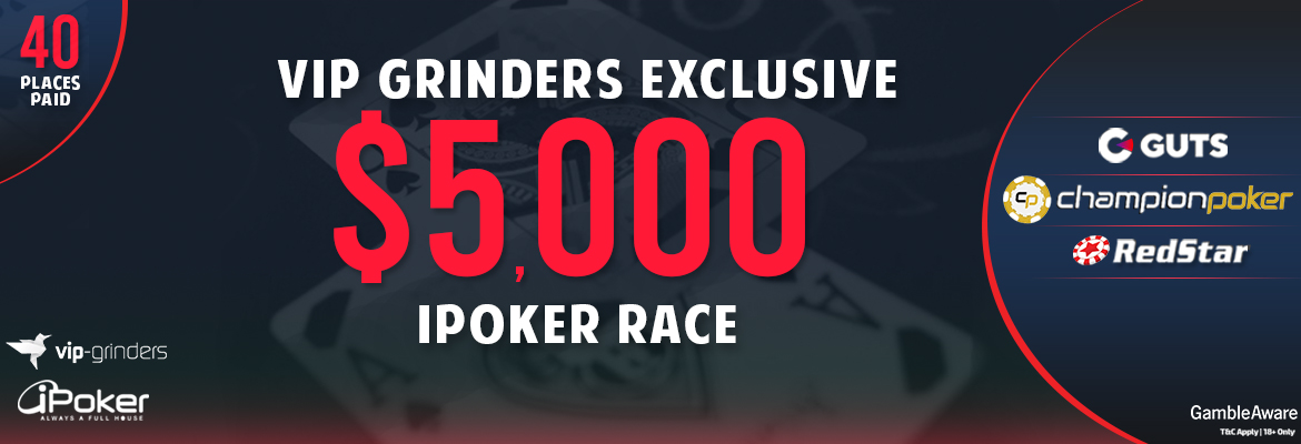 Exclusive $5,000 iPoker Race Exclusive $5,000 iPoker Race