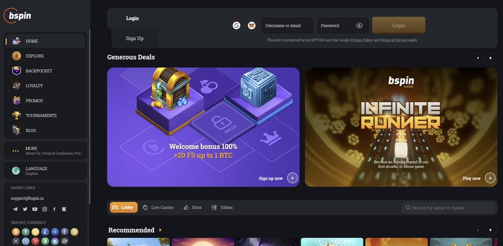 Bspin.io casino website Bspin.io casino website