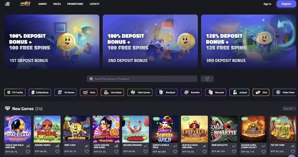 mBit casino website mBit casino website