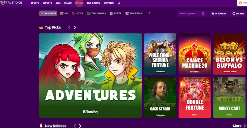 trustdice casino Trust Dice - Our Top-Rated Kaspa Casino