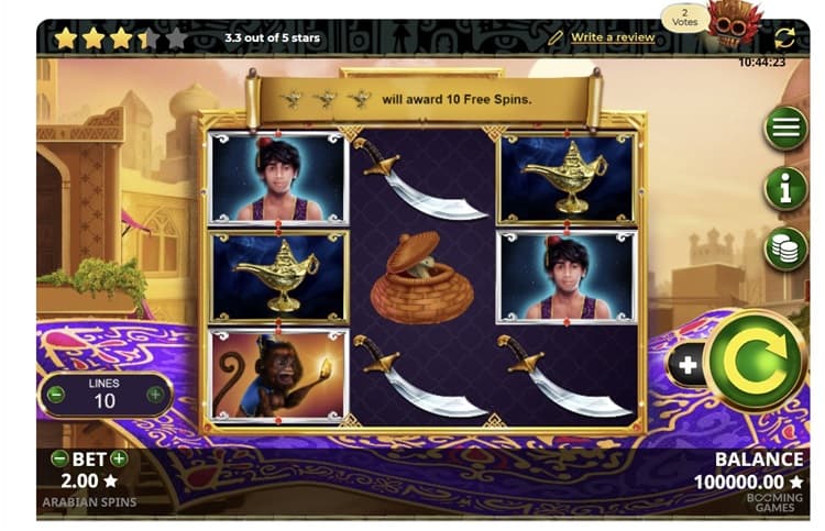 Arabian Spins Slot Arabian Spins Slot
