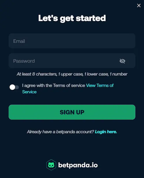 betpanda registration form betpanda registration form