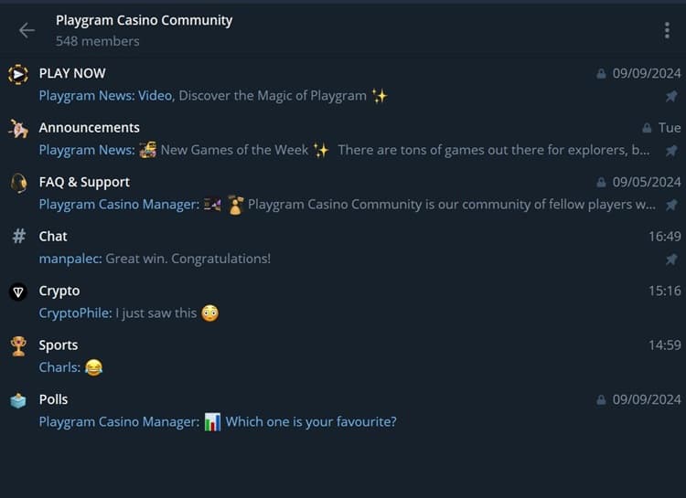 Playgram Casino Community Playgram Casino Community