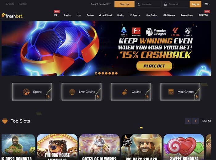 FreshBet Website