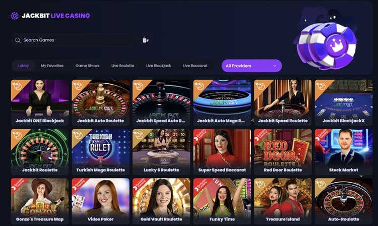 Jackbit Live Casino Games Jackbit Live Casino Games