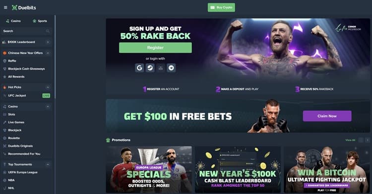 vave casino review Duelbits Website