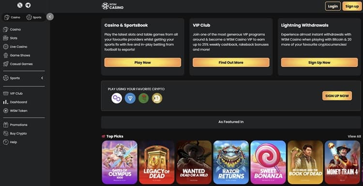 vave casino review WSM Casino Website