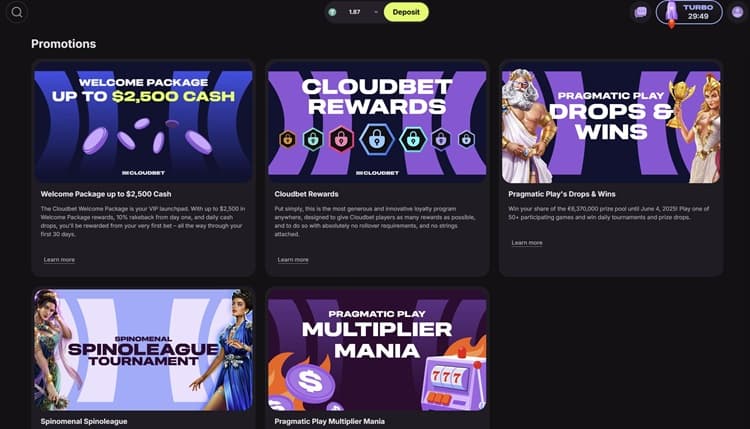 Cloudbet Sports Betting Promotions