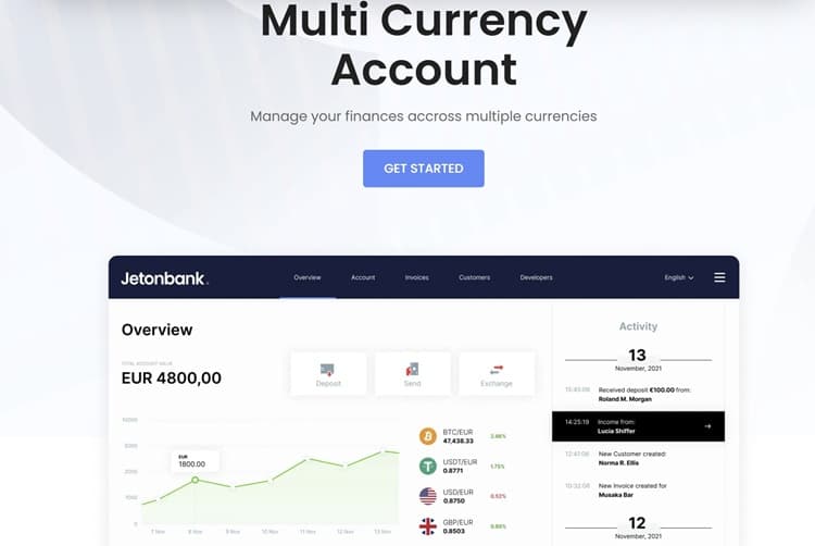 Jetonbank mult currency account Jetonbank mult currency account