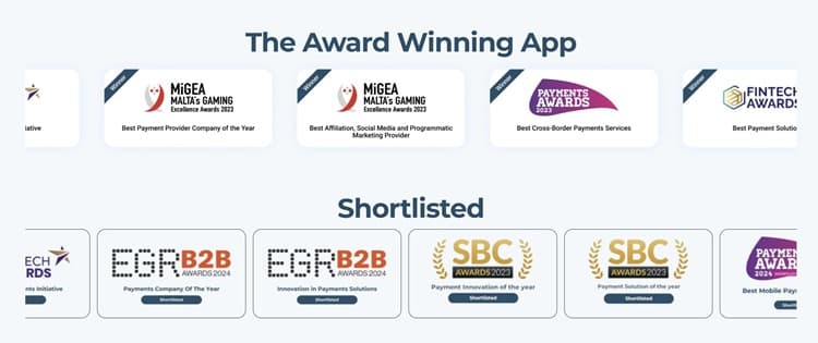 Mifinity has won multiple awards in the last years Mifinity has won multiple awards in the last years