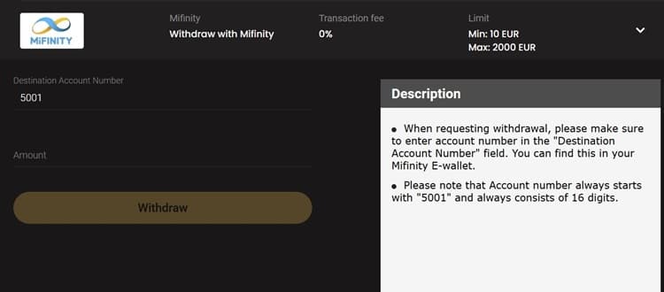 Withdrawing Money using Mifinity Withdrawing Money using Mifinity