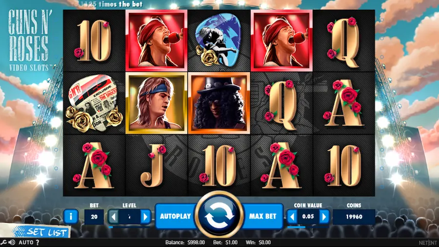 guns n roses slot by netent Guns n Roses Slot by NetEnt