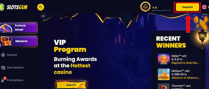 slotsgem casino deposit
