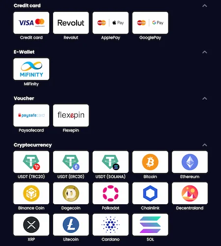 slotsgem casino payment methods